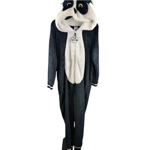 Secret Treasures Panda Costume Halloween Onesie Women's Pajamas‎ Large